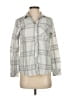 Vineyard Vines 100% Polyester Plaid Gray Long Sleeve Blouse Size 00 - photo 1