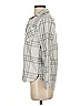 Vineyard Vines 100% Polyester Plaid Gray Long Sleeve Blouse Size 00 - photo 5