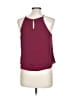 Tyche 100% Polyester Burgundy Sleeveless Blouse Size L - photo 2