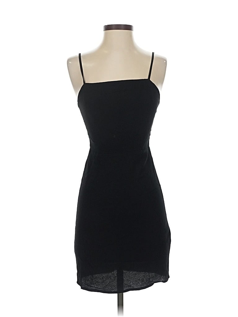 Pre-owned Reformation Cocktail Dress In Black