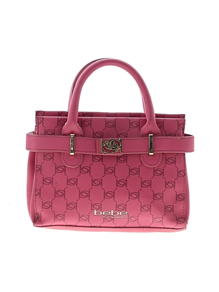 Pre-owned Bebe Satchel In Pink