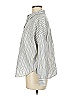Vince. 100% Cotton Stripes Silver Long Sleeve Button-Down Shirt Size S - photo 5