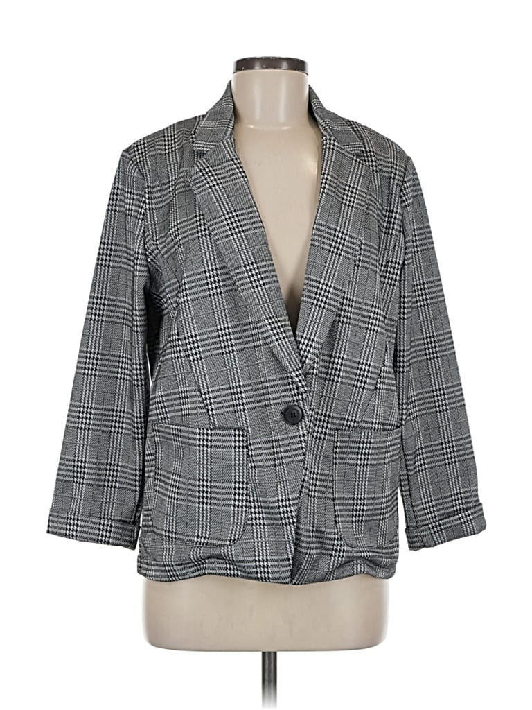 Pre-owned Stoosh Blazer Jacket In Gray