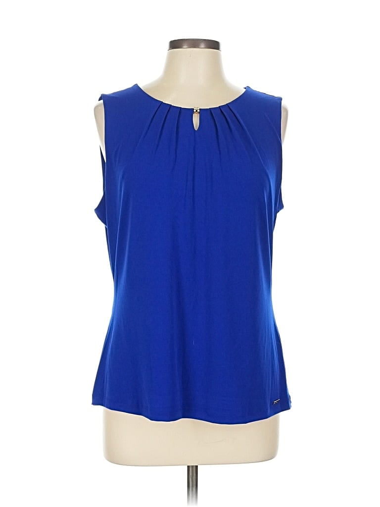 Pre-owned Ivanka Trump Sleeveless T-shirt In Blue