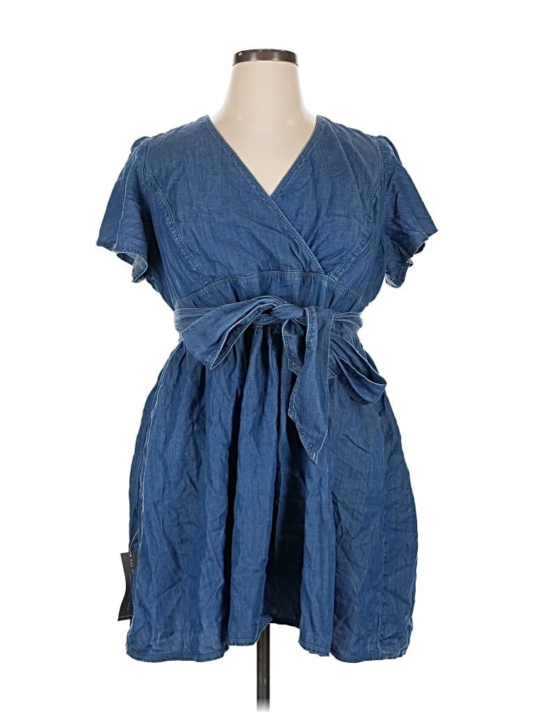 Lane Bryant Casual Dress In Blue