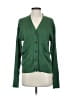 NSF 100% Cotton Green Cardigan Size P (petite) - photo 1