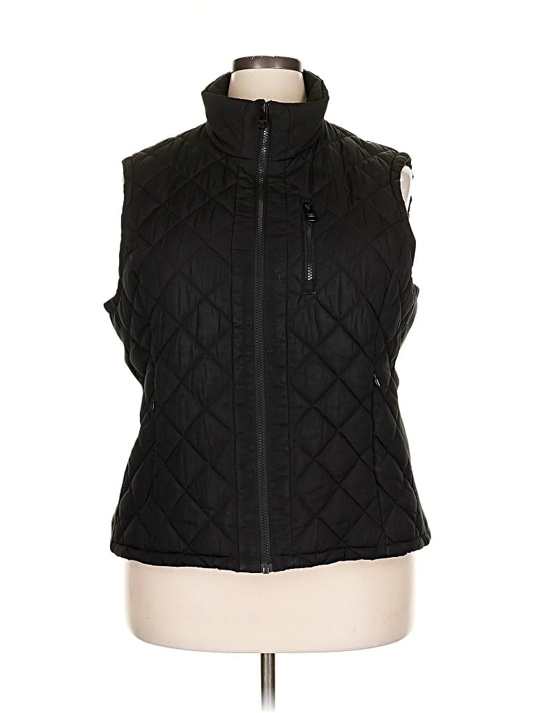 Pre-owned Andrew Marc For Costco Vest In Black