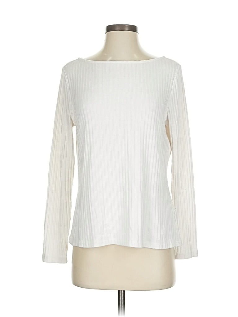 Pre-owned Liverpool Los Angeles Pullover Sweater In White