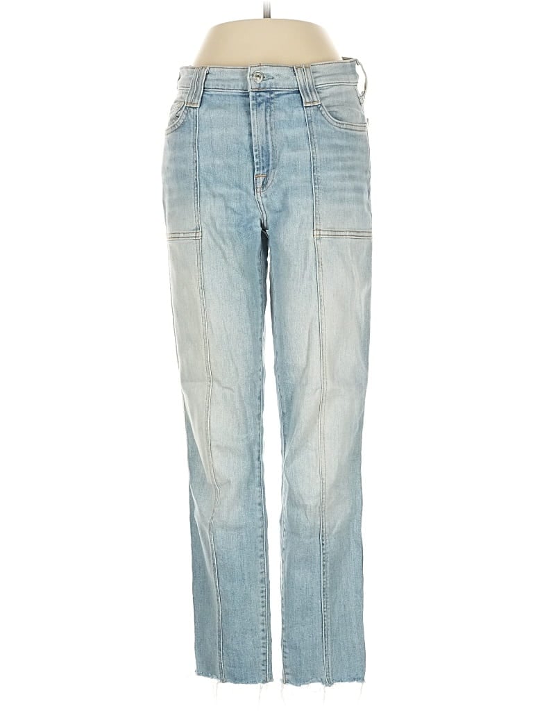 Pre-owned 7 For All Mankind Jeans In Blue