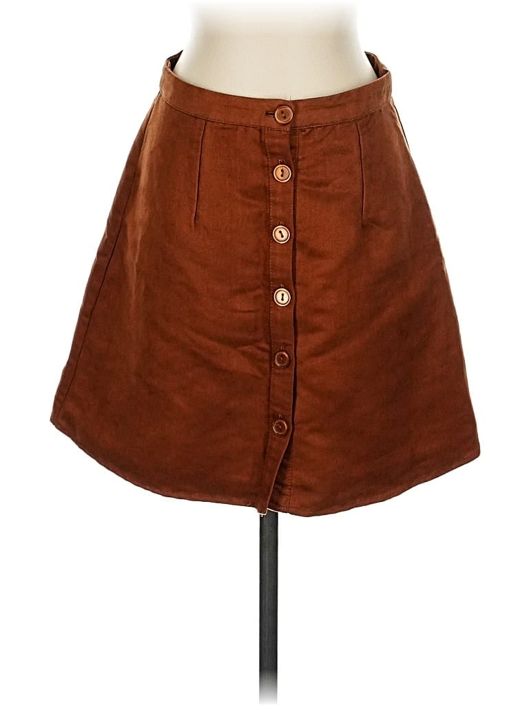 Pre-owned Justify Casual Skirt In Brown
