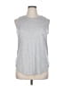 Weekend Soul Silver Sleeveless T-Shirt Size XL - photo 1