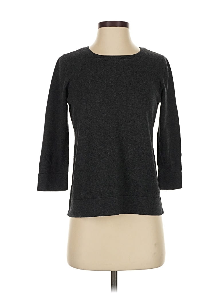 Pre-owned Ann Taylor Loft Outlet Pullover Sweater In Gray