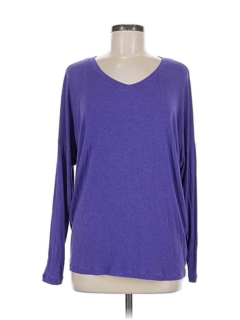 Pre-owned Cabi Long Sleeve T-shirt In Purple