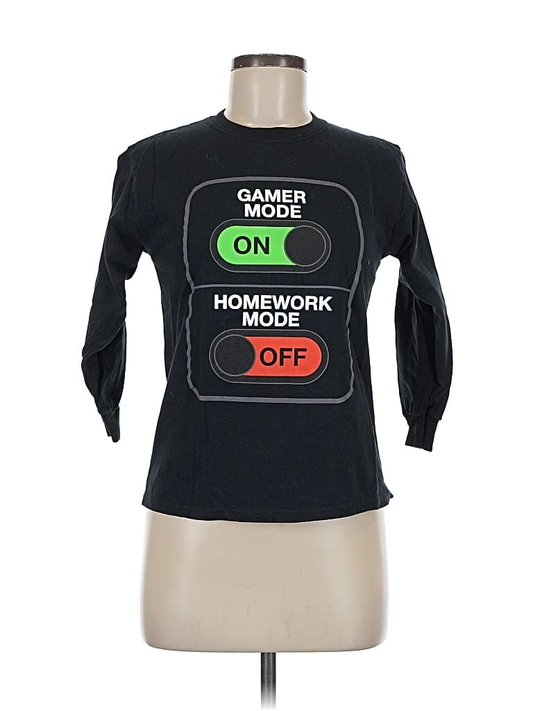 Pre-owned Hybrid Long Sleeve T-shirt In Black