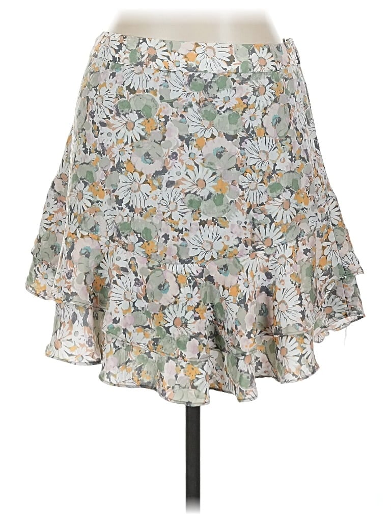 Pre-owned Lc Lauren Conrad Casual Skirt In Gray