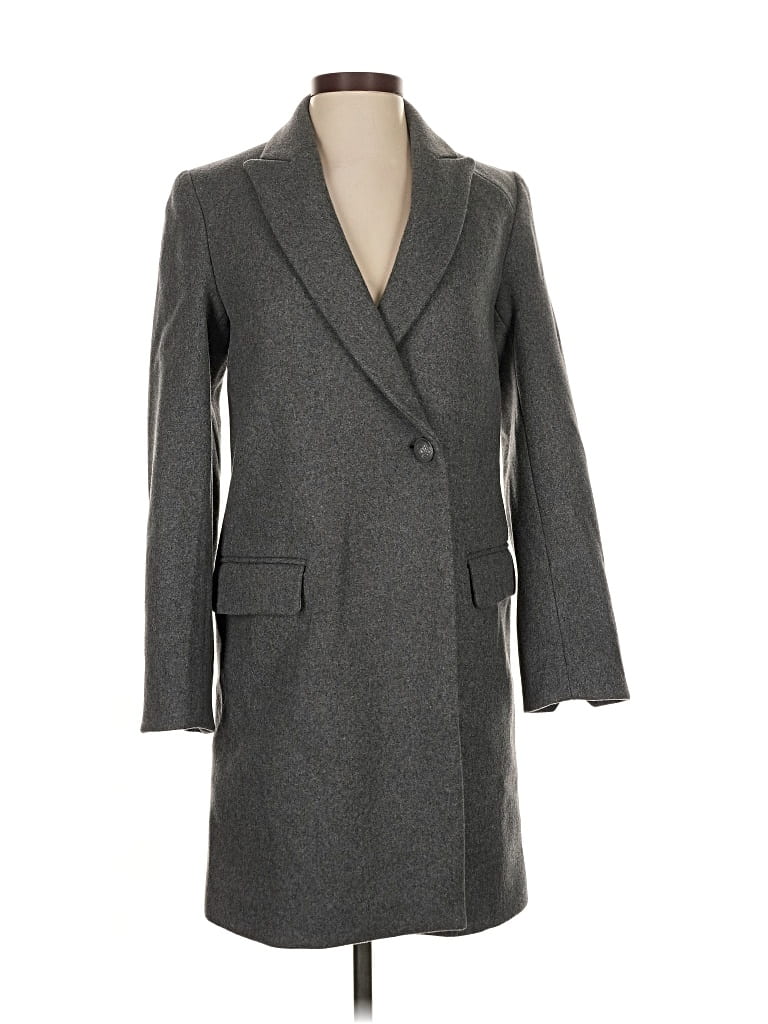 Pre-owned Zadig & Voltaire Wool Coat In Gray