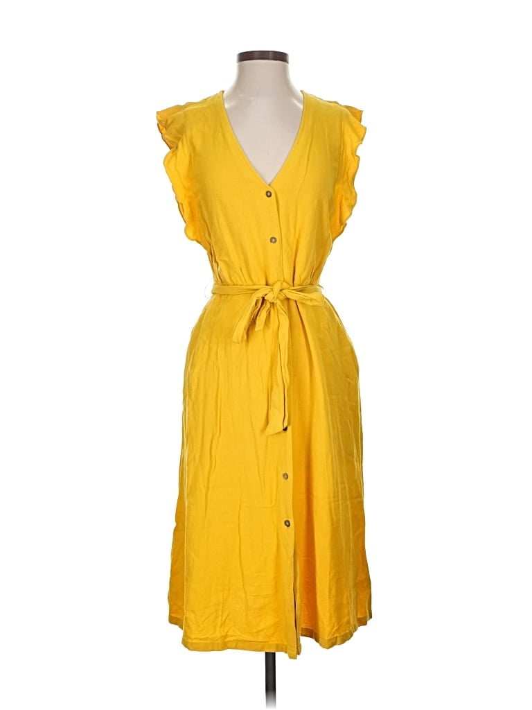 Pre-owned A New Day Casual Dress In Yellow