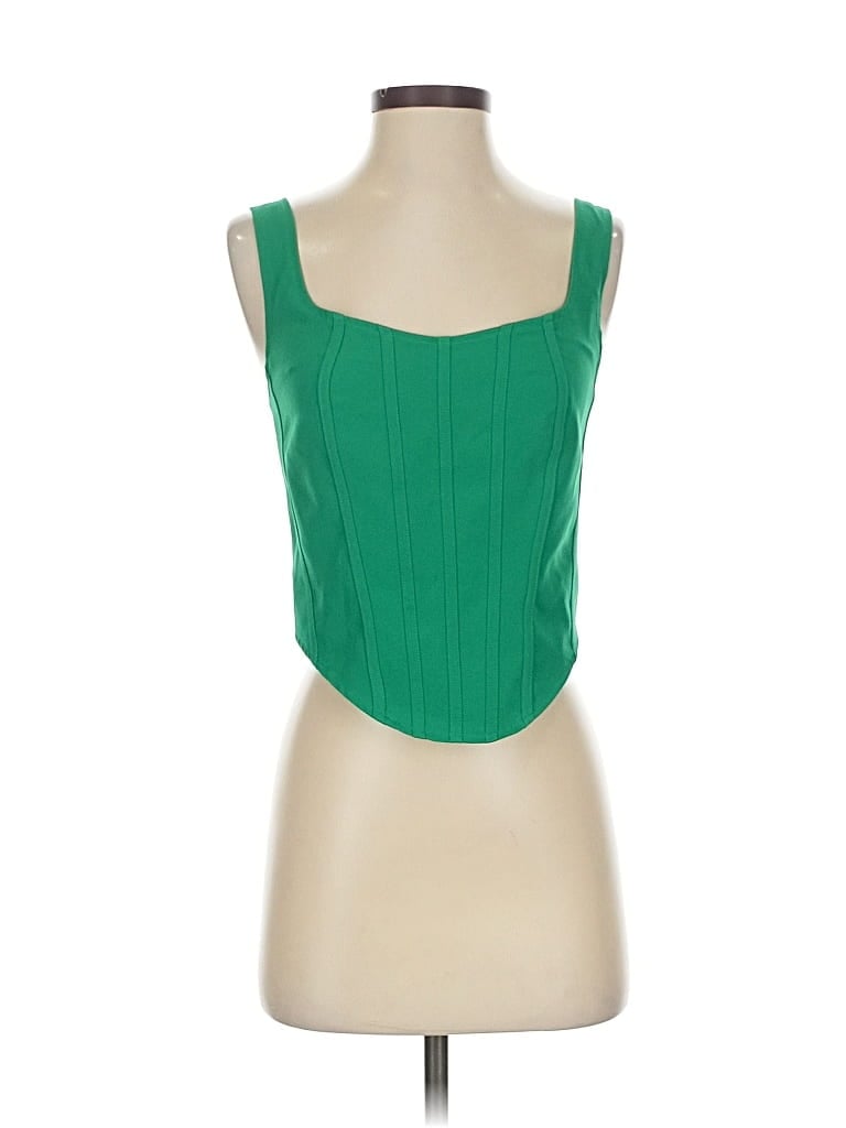Pre-owned Sincerely Jules Sleeveless Blouse In Green