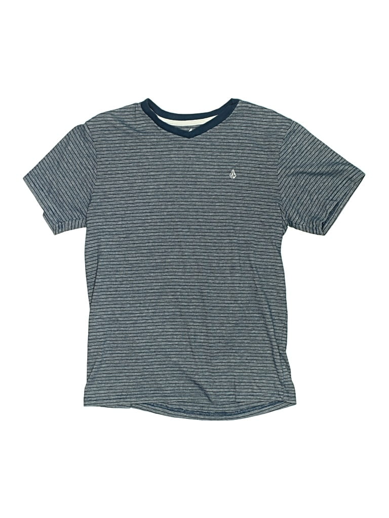Pre-owned Volcom Kids' Short Sleeve Top Gray Tops