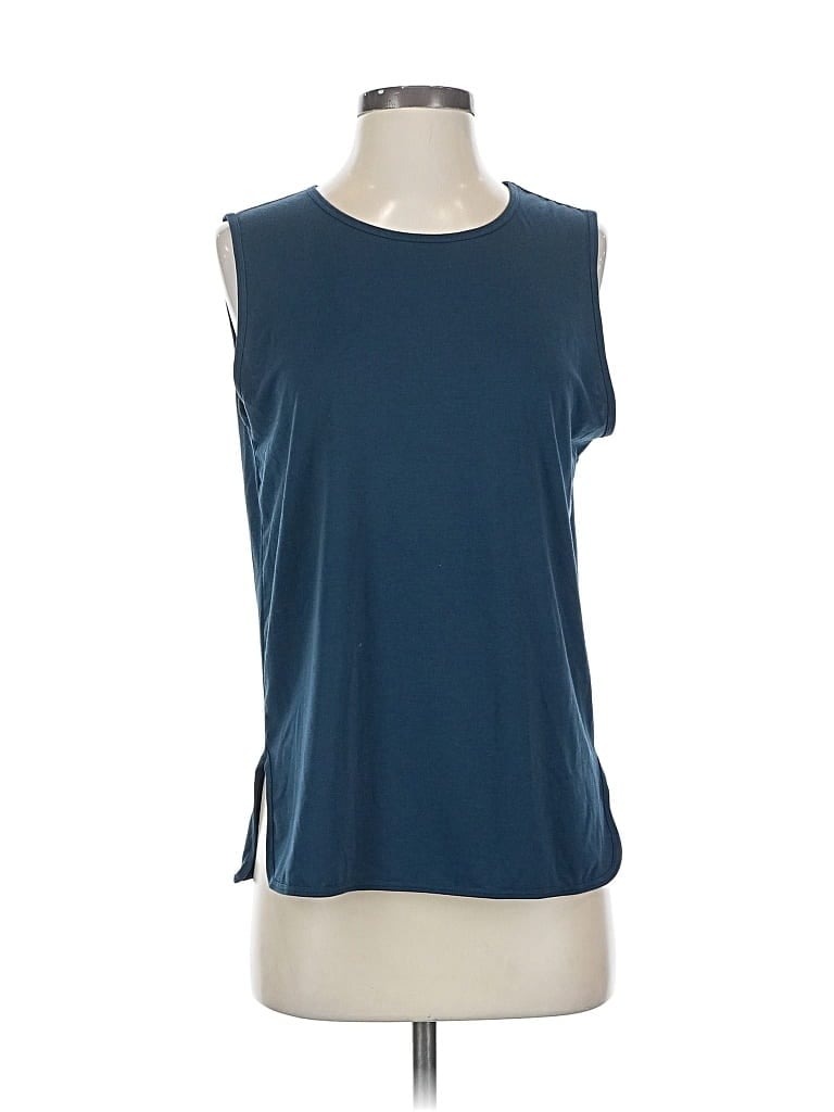 Pre-owned Uniqlo Sleeveless T-shirt In Blue