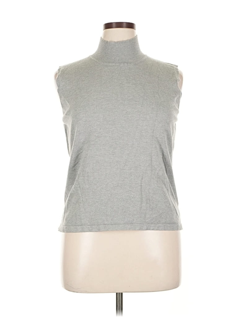Pre-owned Lascana For Venus Sweater Vest In Gray