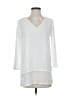 MICHAEL Michael Kors 100% Polyester White 3/4 Sleeve Blouse Size S - photo 1