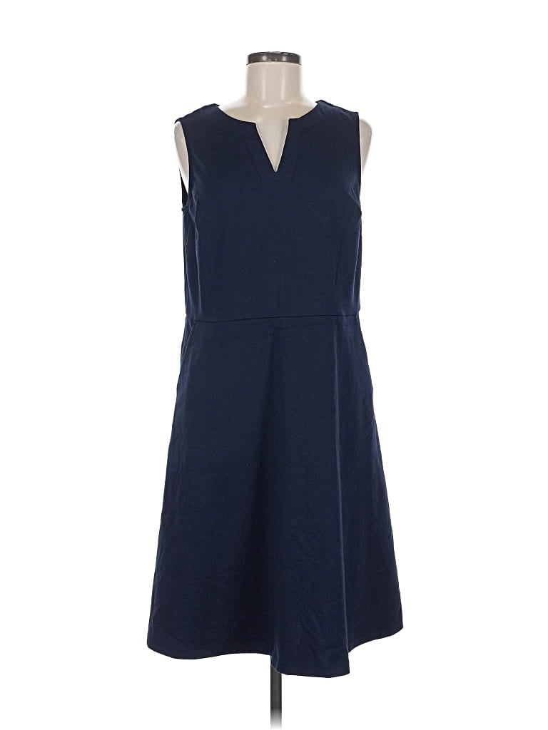 Pre-owned Croft & Barrow Casual Dress In Blue