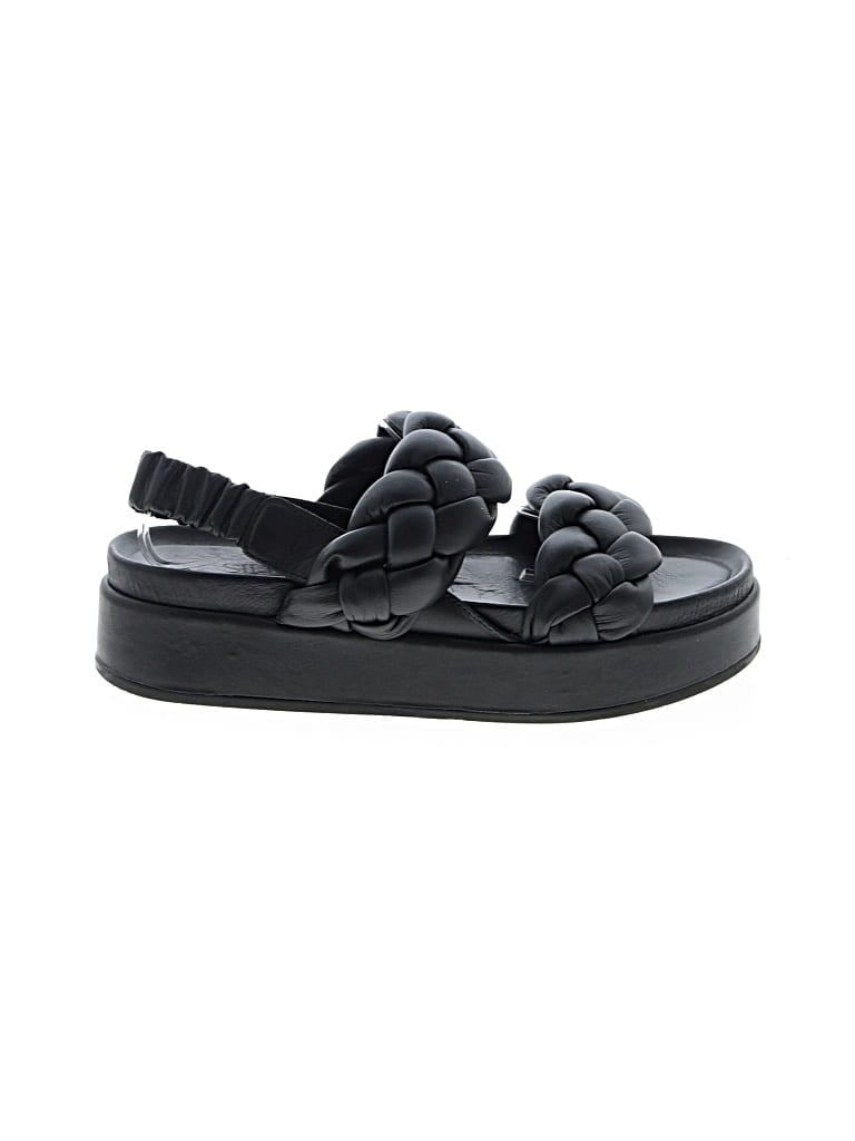 Pre-owned Silent D Sandals In Black