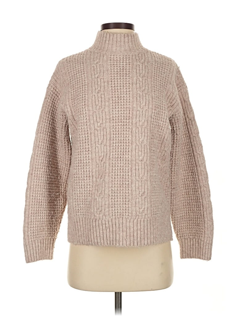 Pre-owned 525 America Turtleneck Sweater In Brown