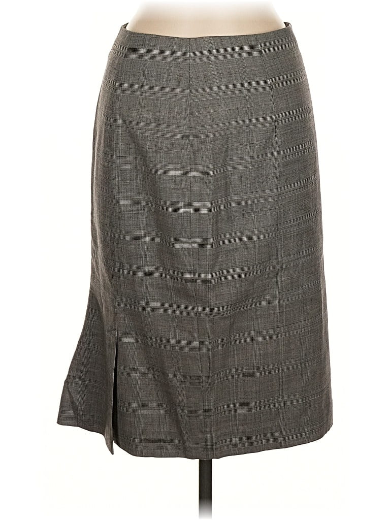 Pre-owned Banana Republic Wool Skirt In Gray