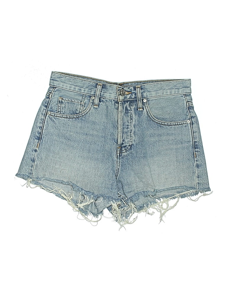 Pre-owned Hudson Denim Shorts In Blue