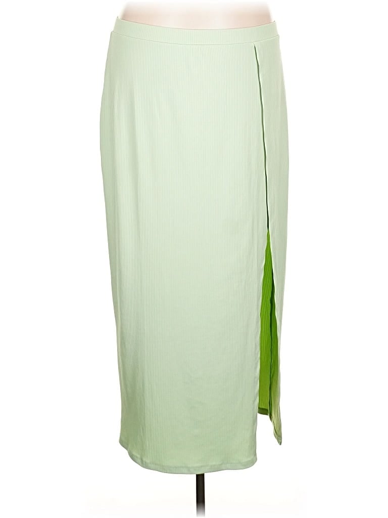 Pre-owned Eloquii Casual Skirt In Green