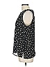 Dialogue Polka Dots Black Sleeveless Blouse Size L - photo 5