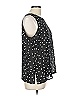 Dialogue Polka Dots Black Sleeveless Blouse Size L - photo 4