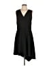 DKNY Solid Black Cocktail Dress Size 10 - photo 1