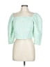 Levi's Green 3/4 Sleeve Blouse Size L - photo 1