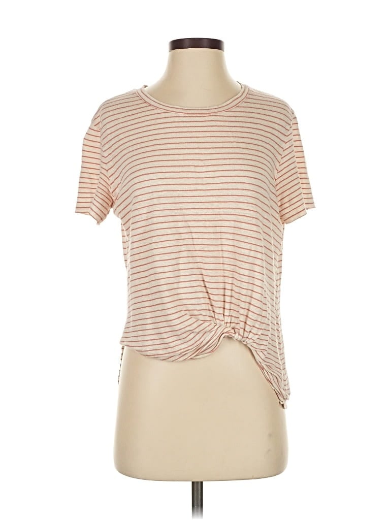 Pre-owned Allsaints Short Sleeve T-shirt In Brown