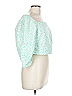 Levi's Green 3/4 Sleeve Blouse Size L - photo 4