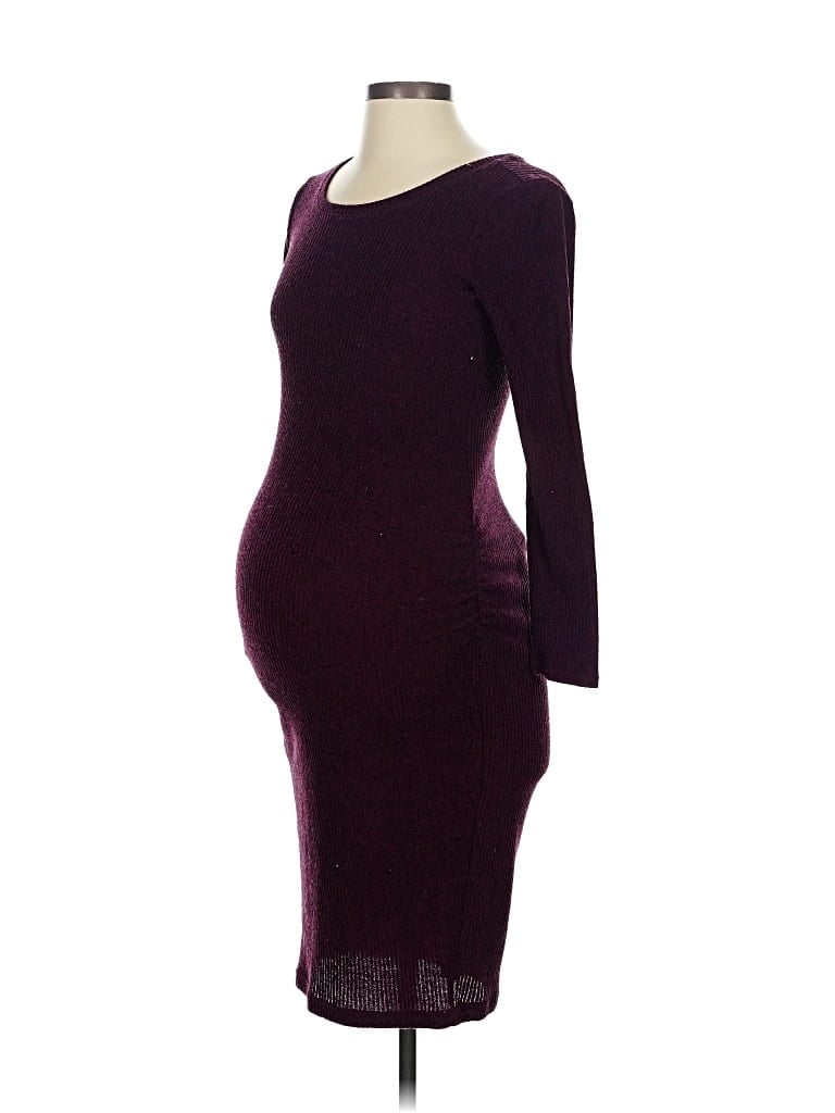 Pre-owned Old Navy - Maternity Cocktail Dress In Burgundy