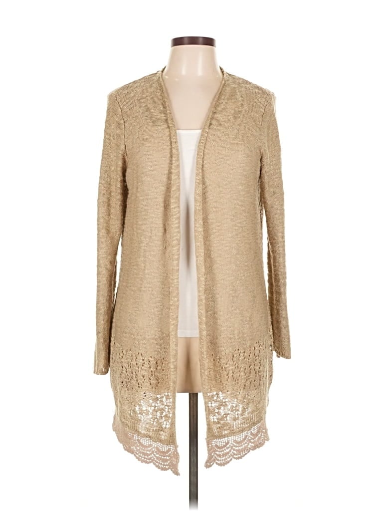 Pre-owned United States Sweaters Cardigan Sweater In Brown