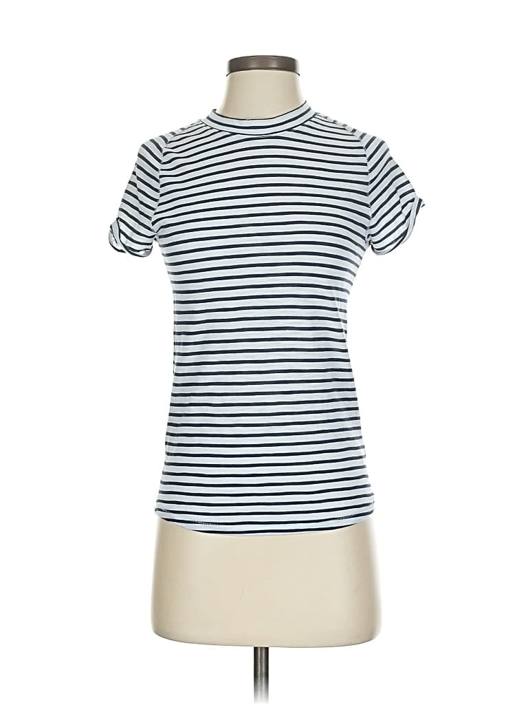 Pre-owned We The Free Short Sleeve Turtleneck In White