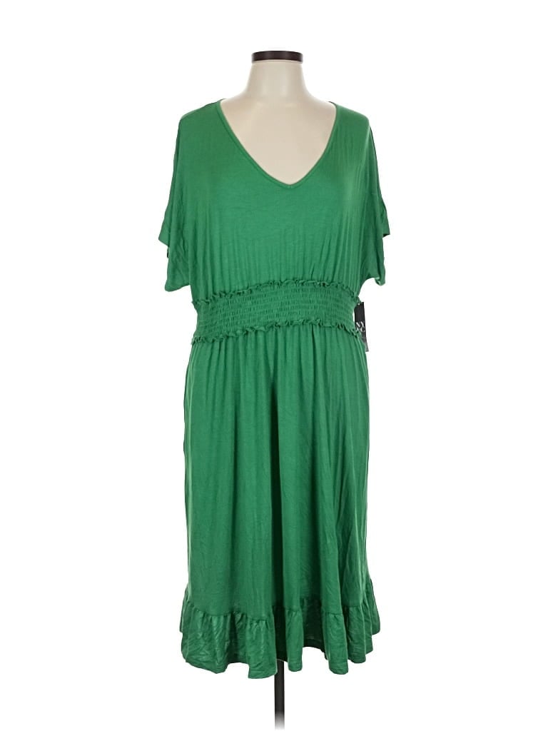 Ny & C Casual Dress In Green
