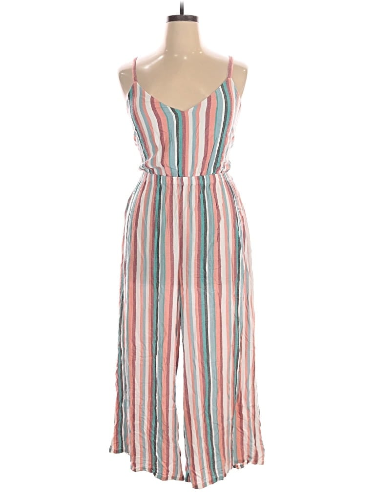 Pre-owned Ann Taylor Loft Jumpsuit In White