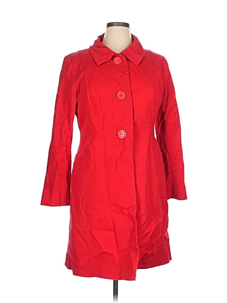 Pre-owned H&m Coat In Red