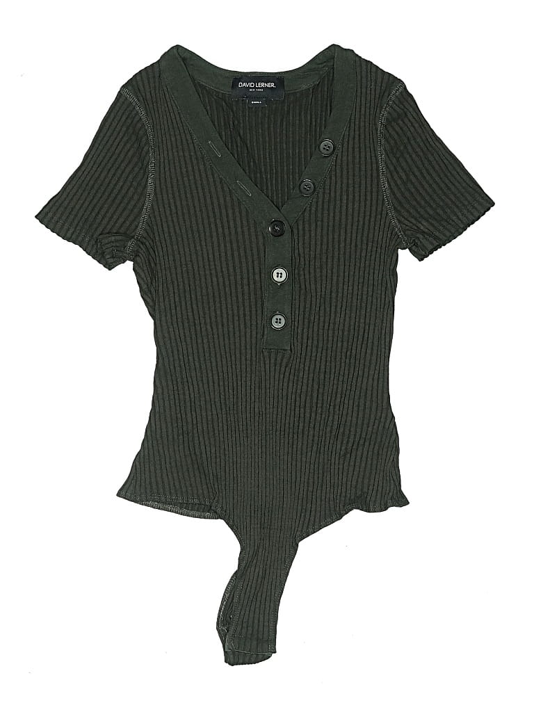 Pre-owned David Lerner Bodysuit In Green