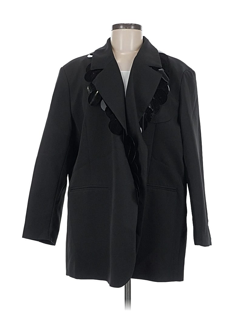 Pre-owned Assorted Brands Coat In Black