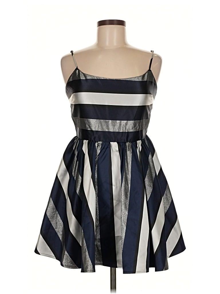 Pre-owned Lovers & Friends Cocktail Dress In Silver