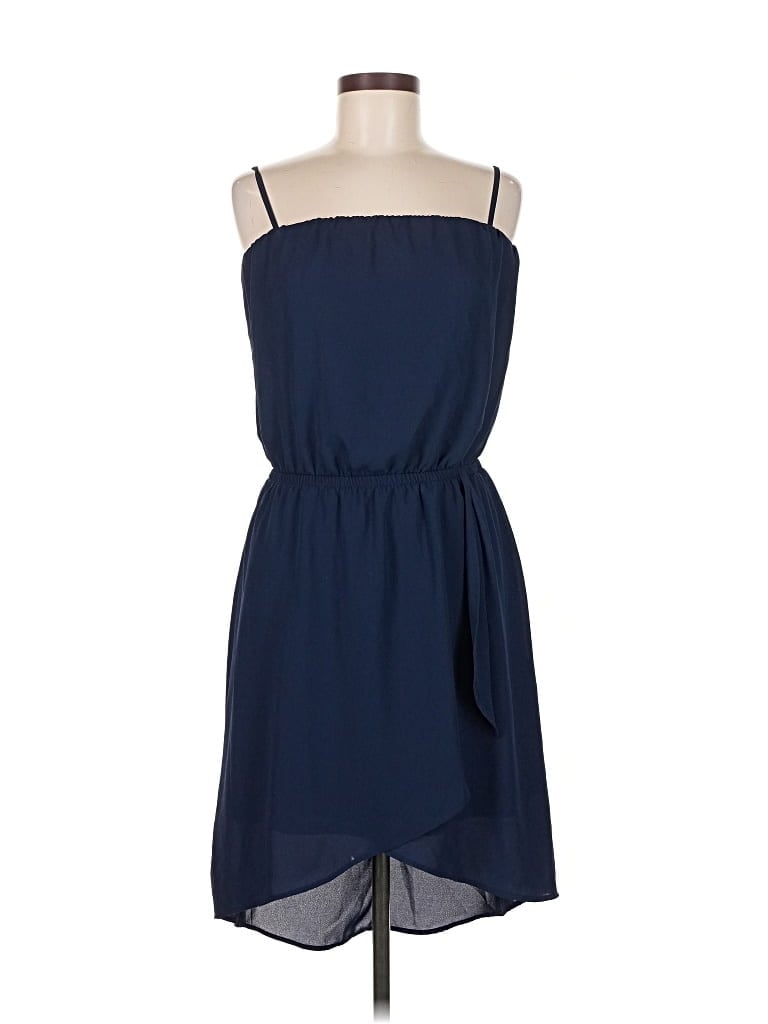Pre-owned Express Casual Dress In Blue