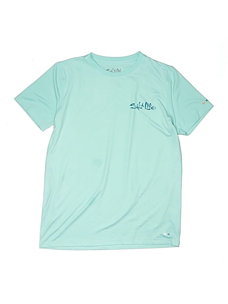 Pre-owned Salt Life Kids' Active T-shirt In Blue