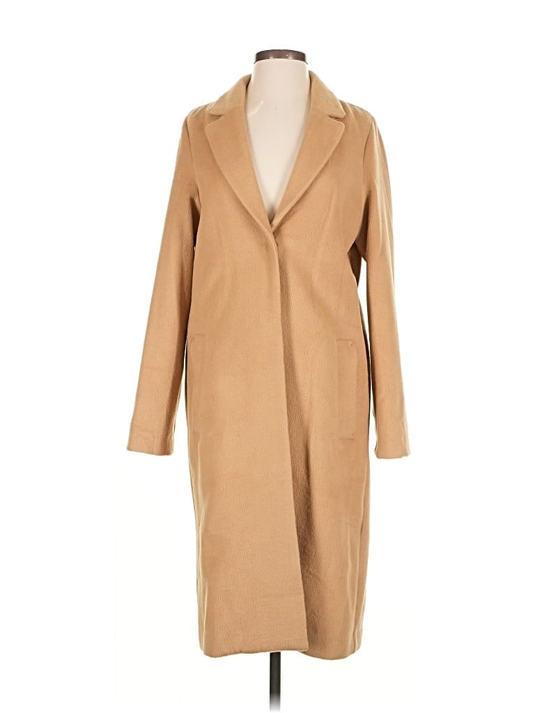 Pre-owned H&m Coat In Brown